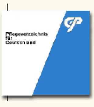 Pflegeverzeichnis für Deutschland als Software-CD - einmalig